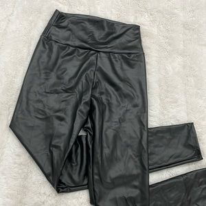 Pleather leggings